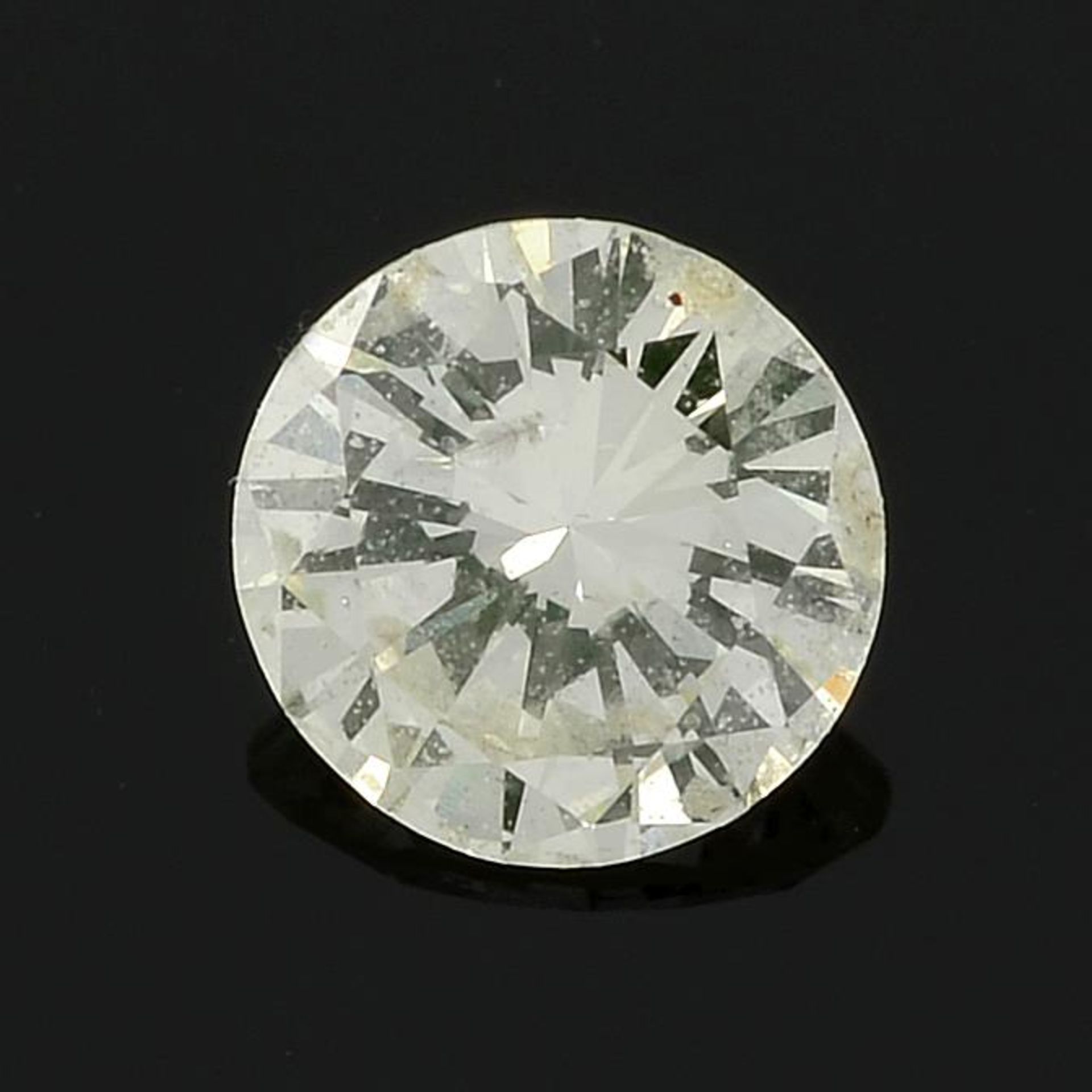 A brilliant cut diamond.