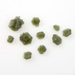 Selection of rough tourmaline,