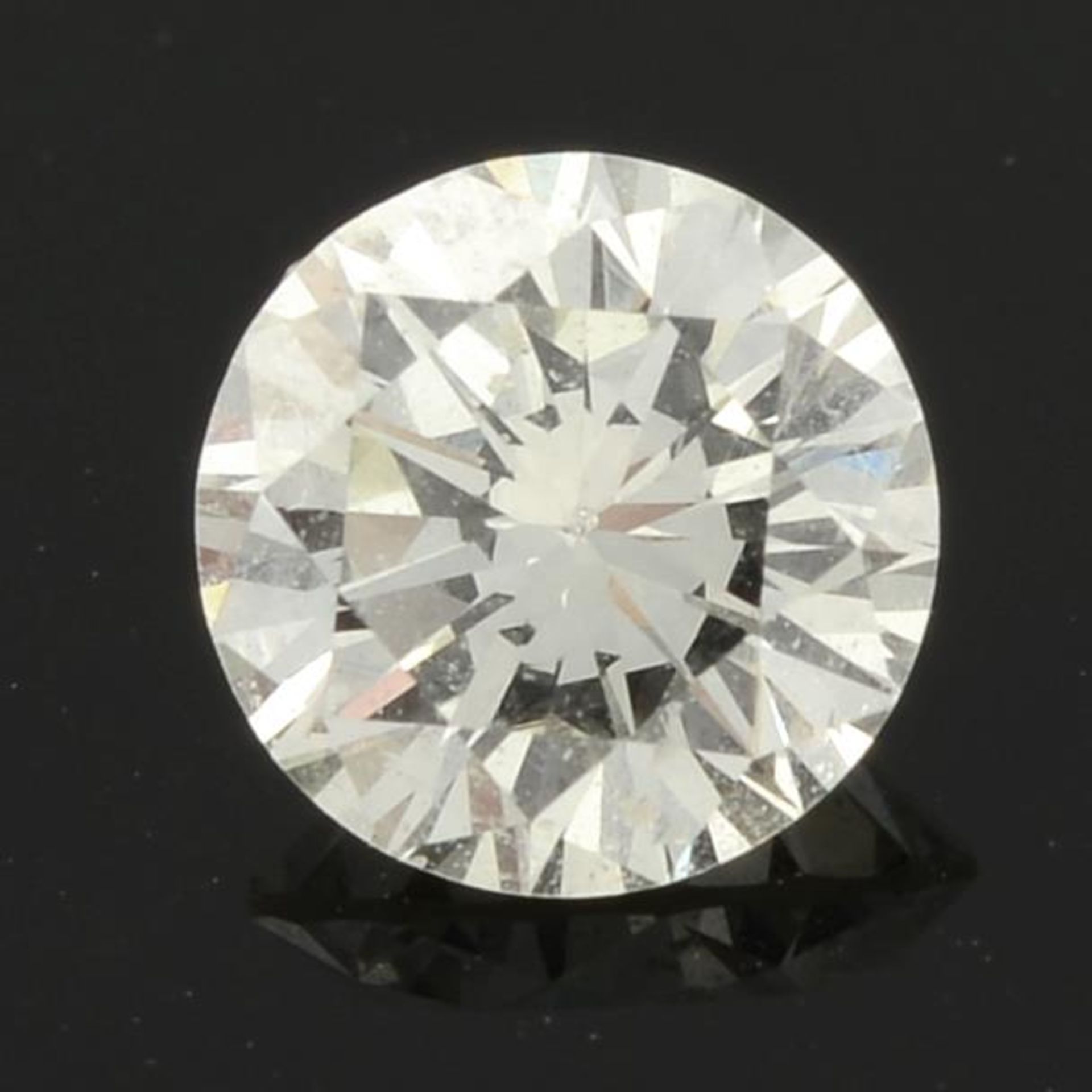 A brilliant cut diamond.