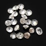 Selection of brilliant cut diamonds, weighing 3ct.