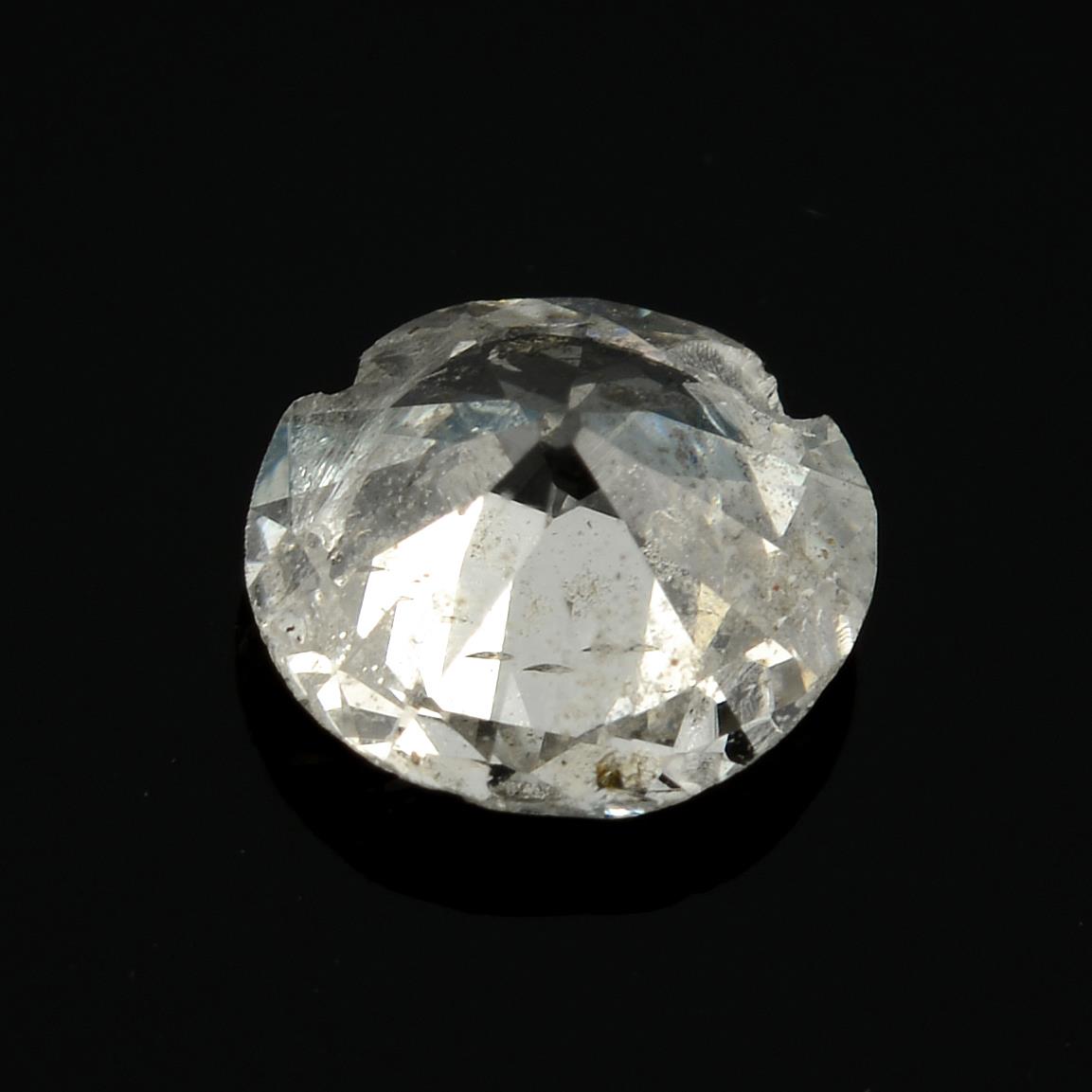 An old-cut diamond, estimated weight 0.30ct. - Image 2 of 2