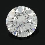 A brilliant-cut diamond, weighing 0.36ct.