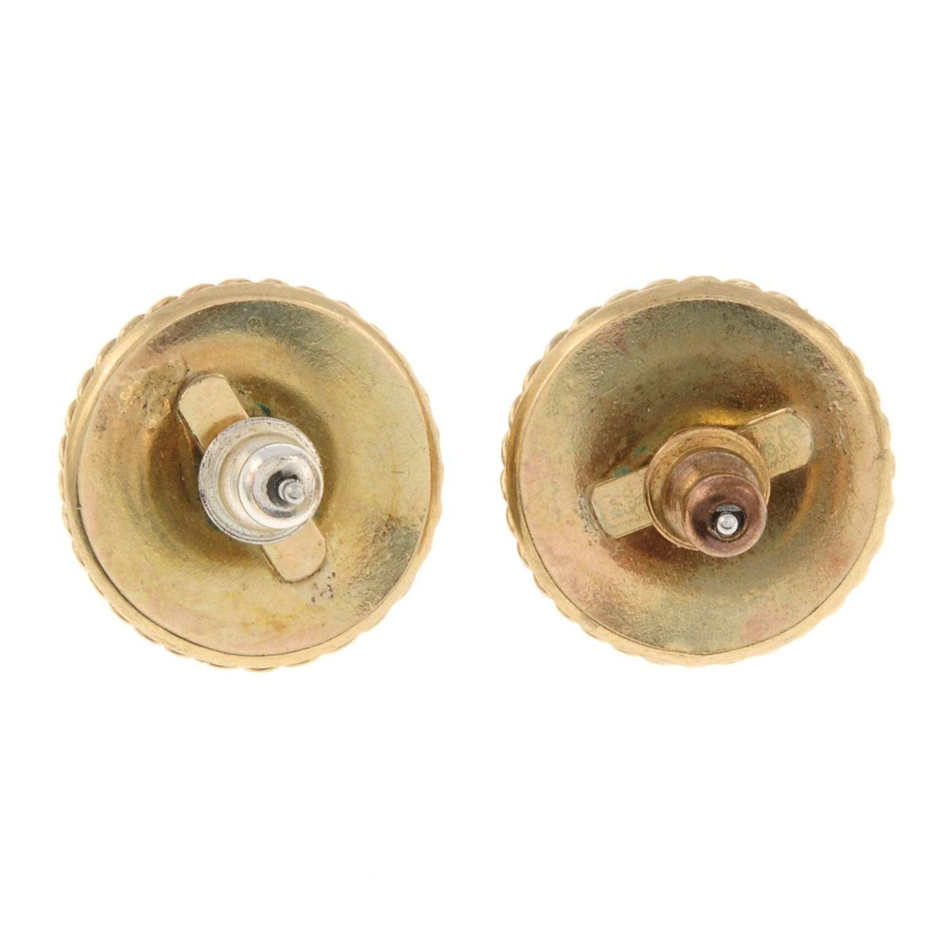 A pair of brilliant-cut diamond cluster earrings, - Bild 2 aus 2