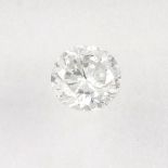 A brilliant cut diamond, weighing 0.29ct.