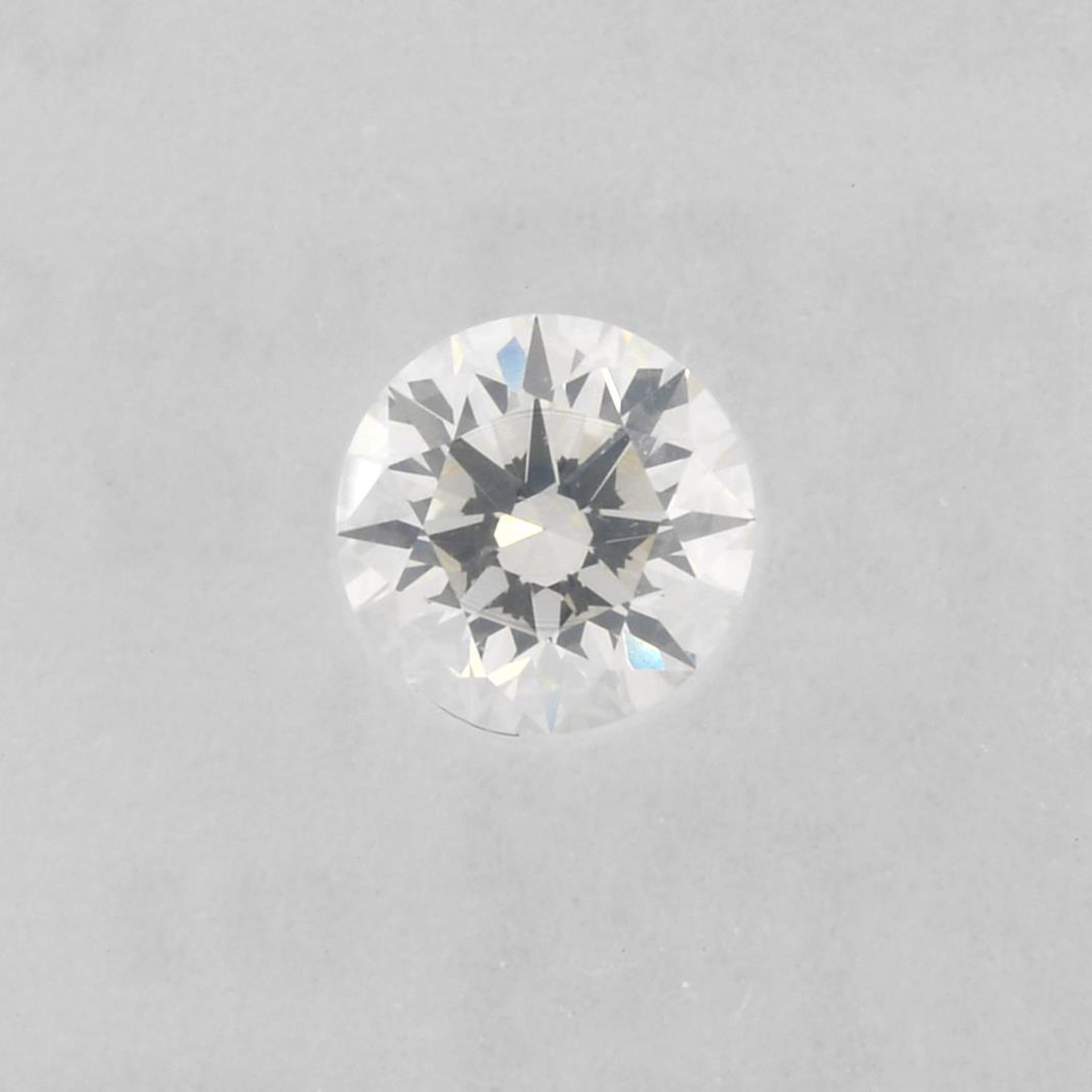 A brilliant-cut diamond, weighing 0.25ct.