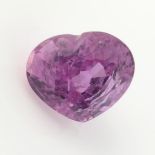 A heart shape pink sapphire, weighing 2.08ct.