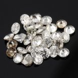 Selection of brilliant cut diamonds, weighing 4.13ct.