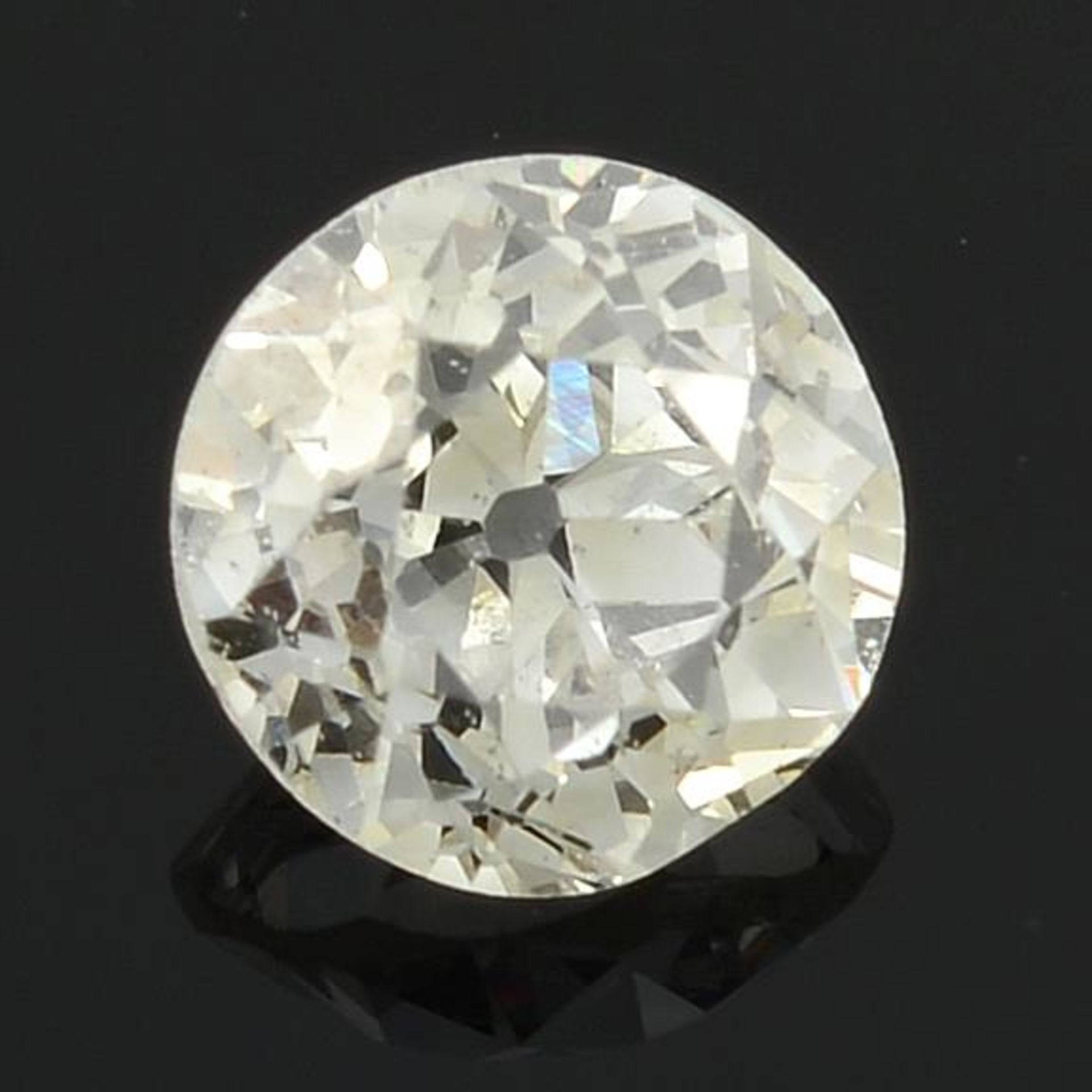 An old European cut diamond, weighing 0.43ct.