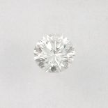 A brilliant cut diamond, weighing 0.22ct.