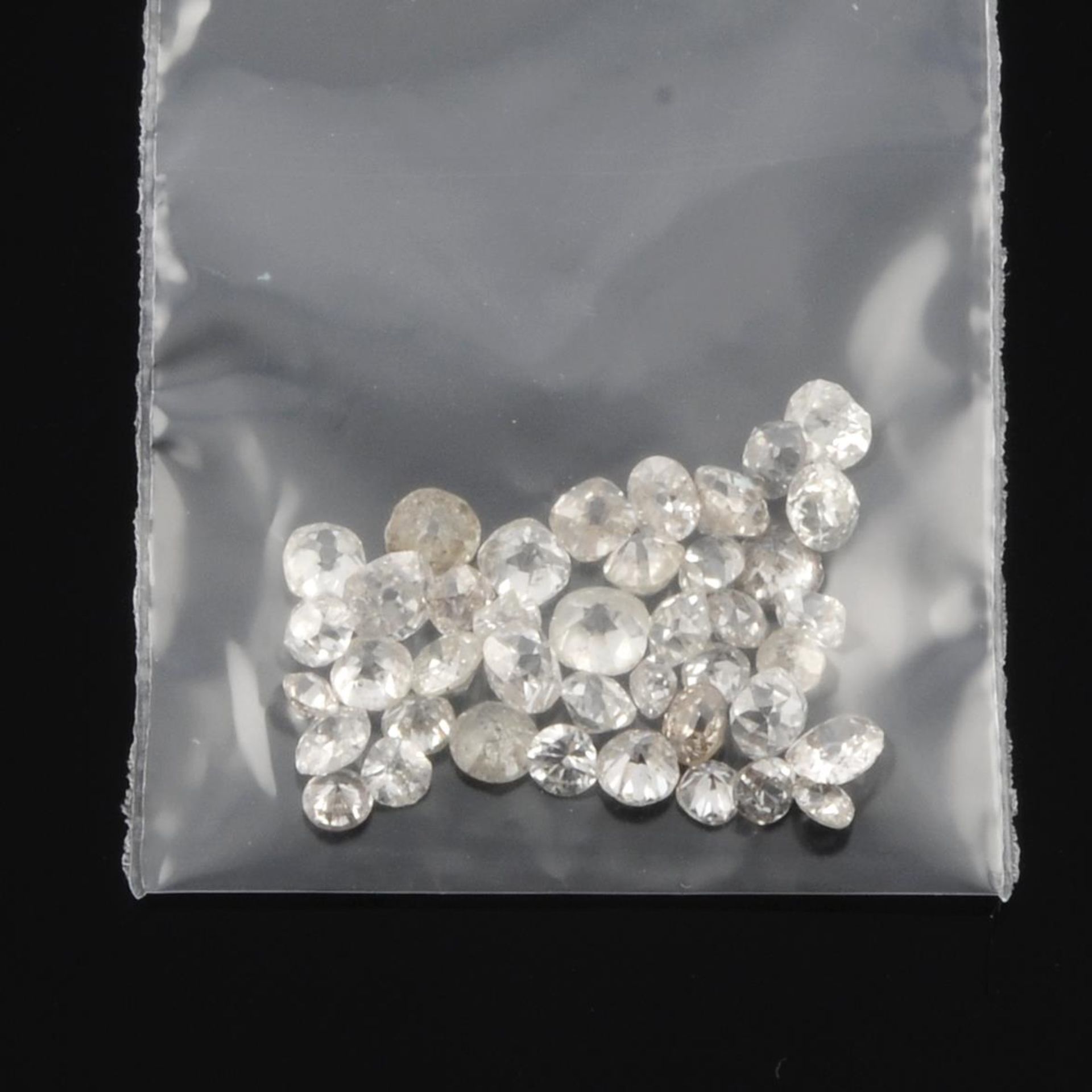 Selection of old cut diamonds, - Image 2 of 2