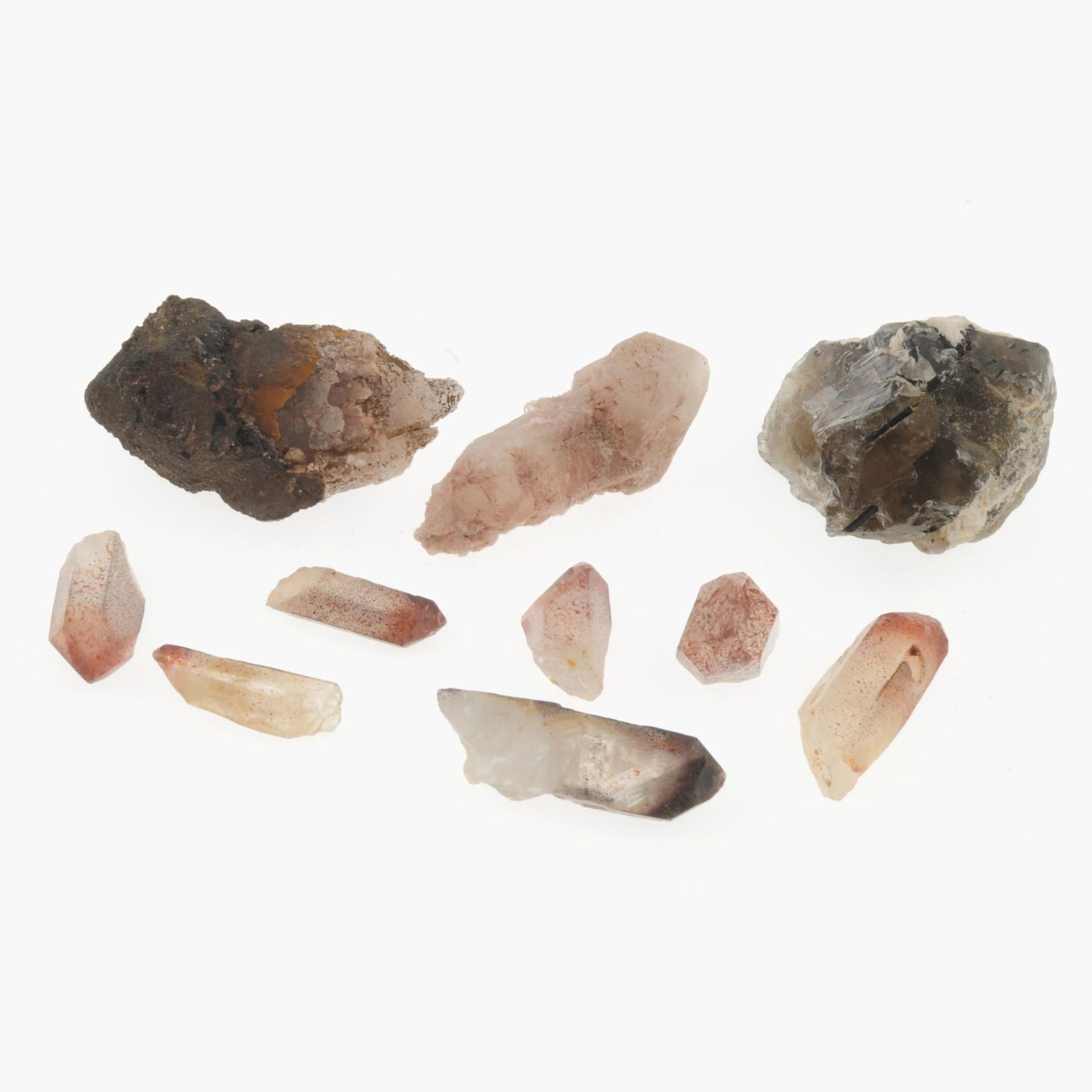 Selection of crystals.