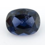 An oval shape sapphire weighing 2.64ct.