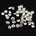 Selection of brilliant cut diamonds, weighing 4.03ct.