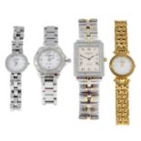 A group of four assorted Raymond Weil watches, to include a Spirit and a Parsifal example.