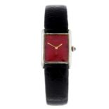 CARTIER - a Must De Cartier Tank wrist watch.