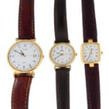 A group of five assorted watches, to include a Memostar Alarm watch.