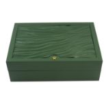 ROLEX - a large complete watch box.