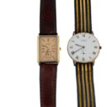 A group of five wrist watches, to include an example by Enicar and Tissot.