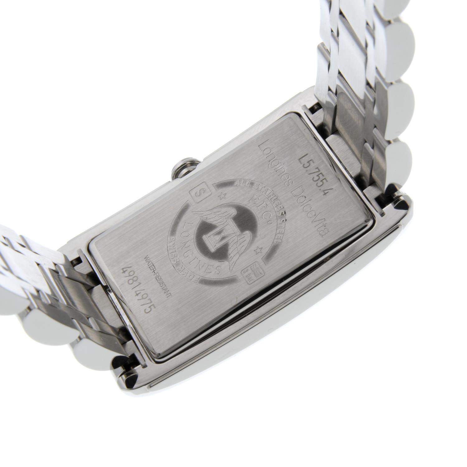 CURRENT MODEL: LONGINES - a gentleman's DolceVita bracelet watch. - Image 4 of 4