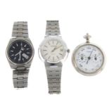A group of seventeen assorted watches.