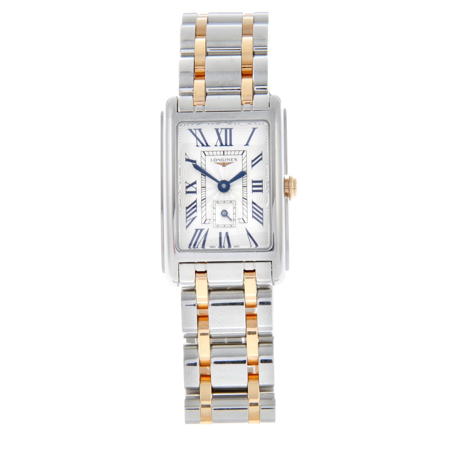 CURRENT MODEL: LONGINES - a lady's DolceVita bracelet watch.