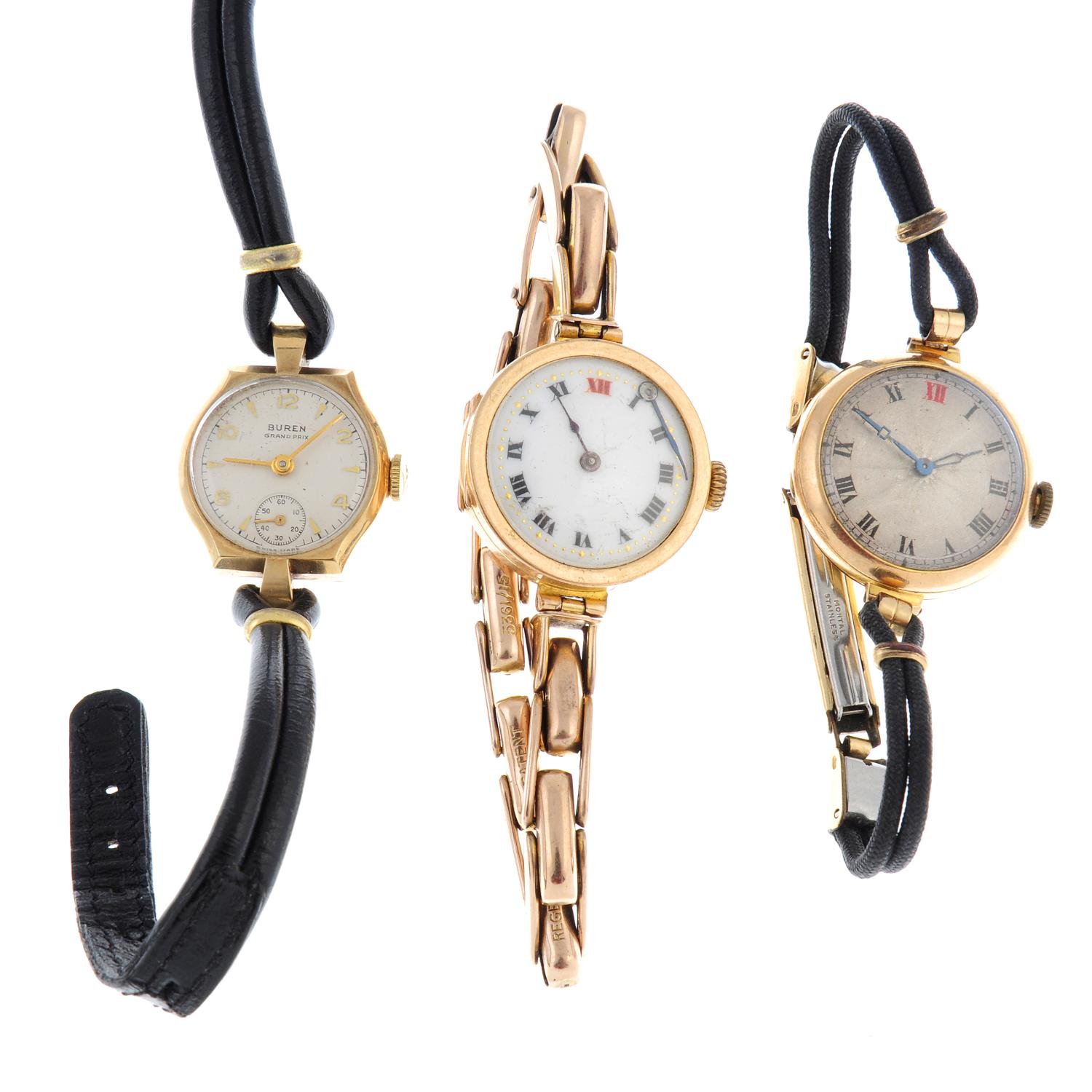 A group of six assorted lady's wrist watches. - Image 2 of 2