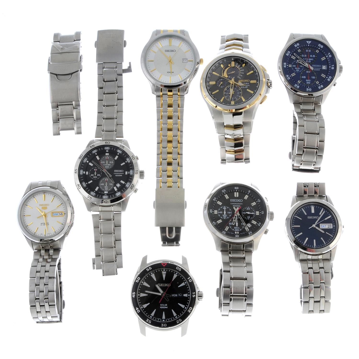 A group of twenty assorted Seiko watches. - Image 2 of 3