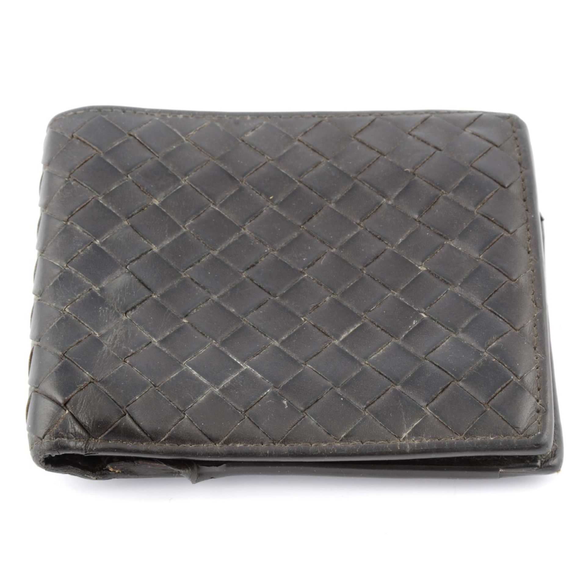 BOTTEGA VENETA - an Intrecciato leather Bifold wallet.