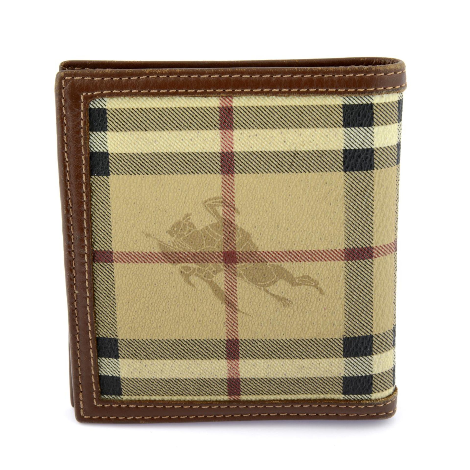 BURBERRY - a Haymarket Check wallet. - Image 2 of 4
