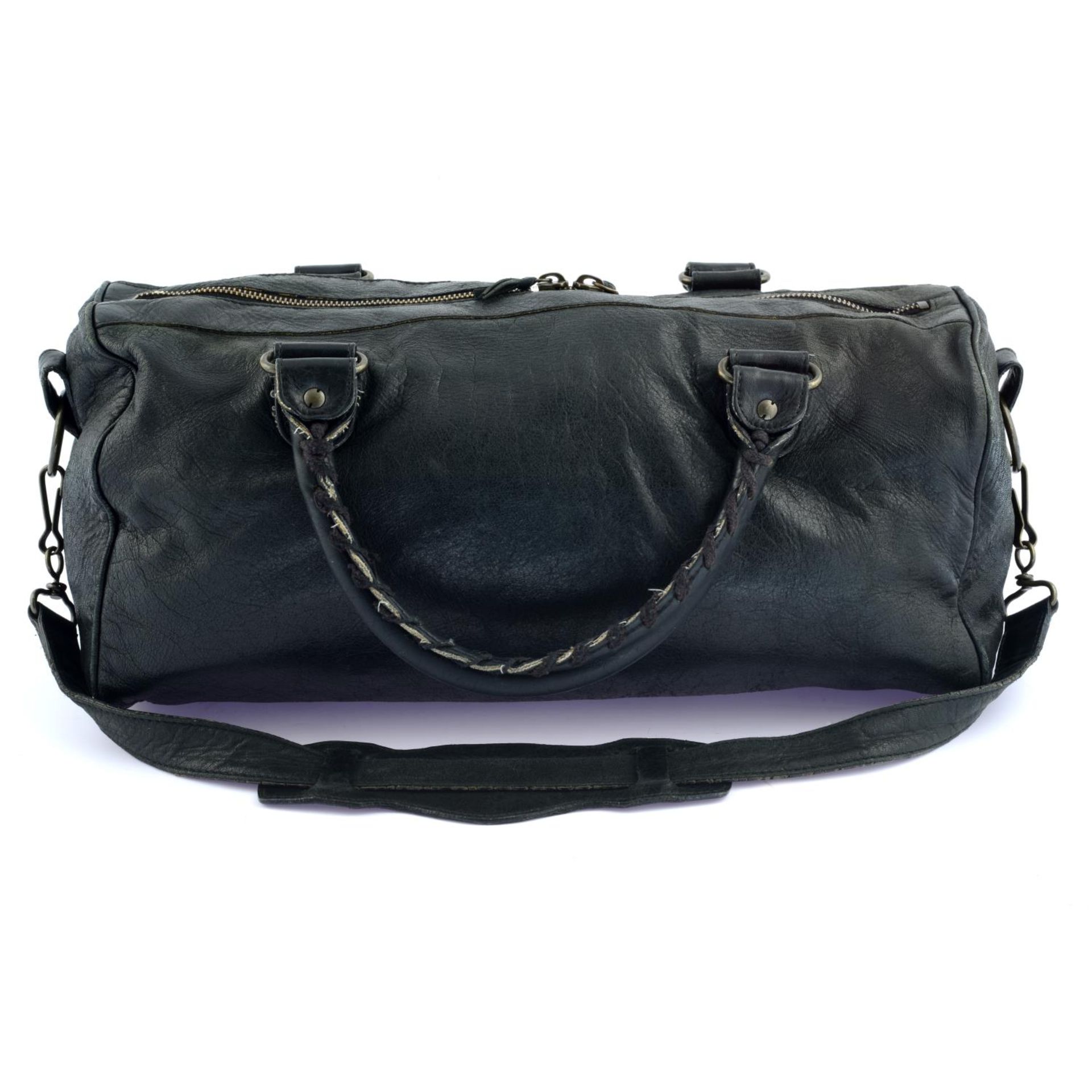 BALENCIAGA - a black leather Twiggy handbag. - Image 2 of 6