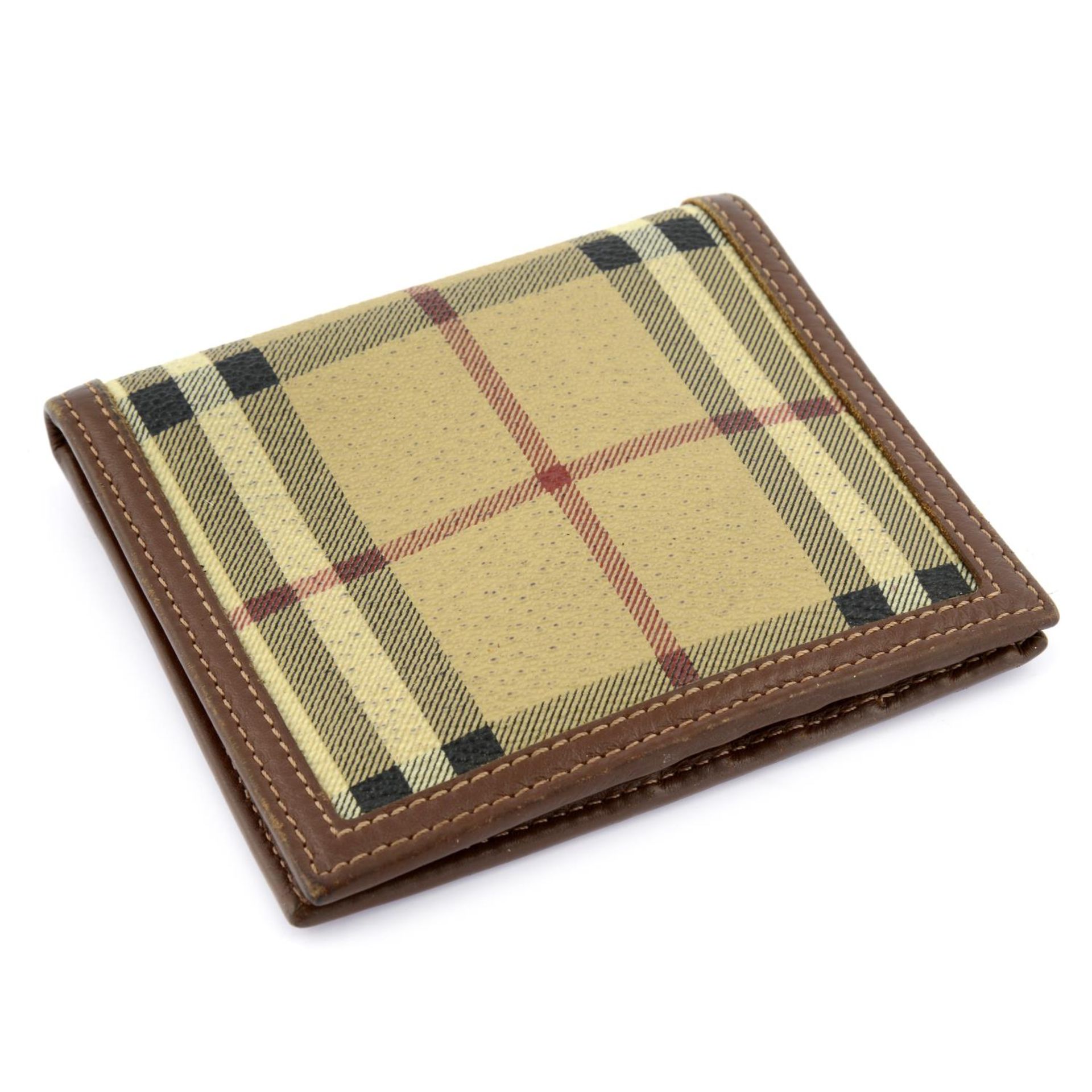 BURBERRY - a Haymarket Check wallet. - Image 3 of 4