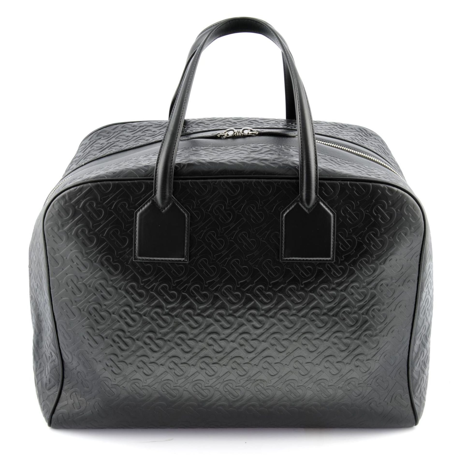 BURBERRY - a Monogram leather holdall.