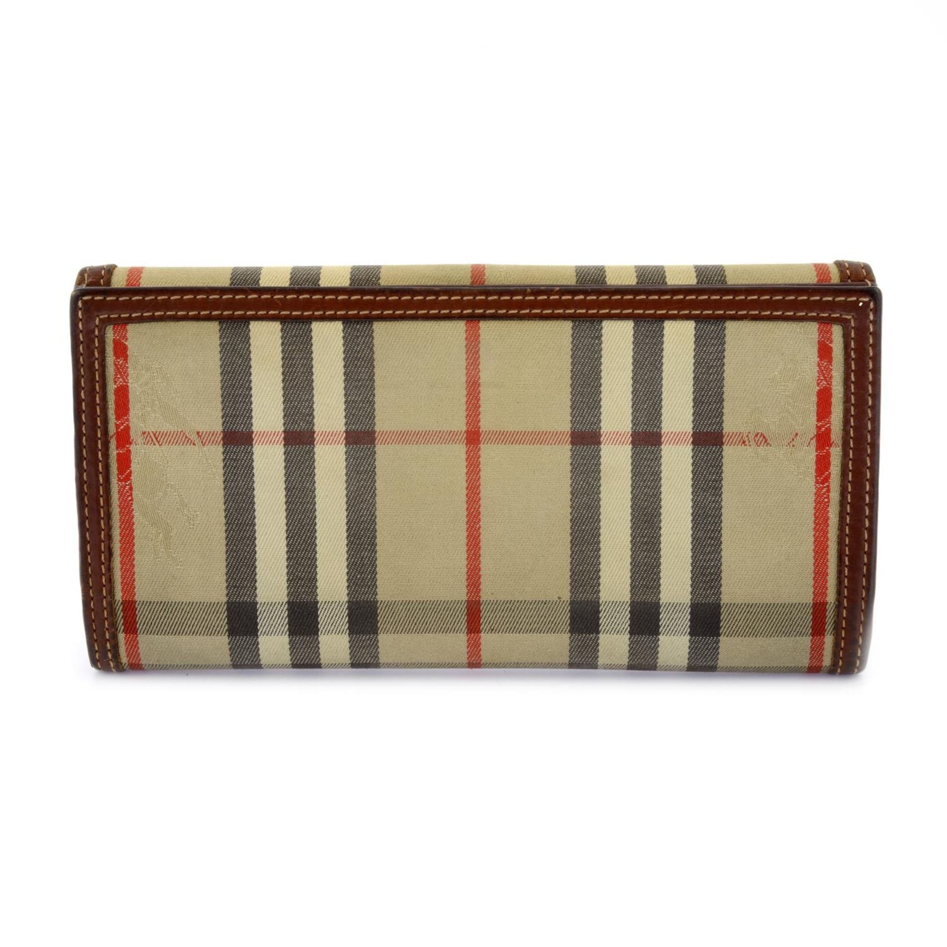 BURBERRY - a Haymarket Check purse. - Image 2 of 3