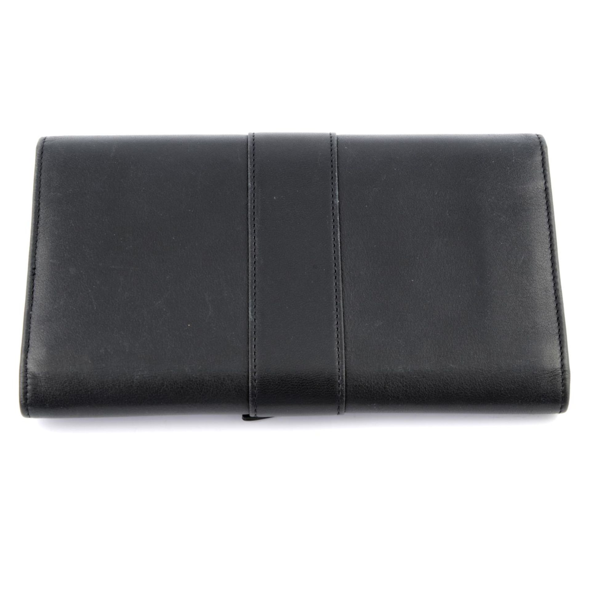 CARTIER - a black leather tri fold Trinity wallet. - Image 2 of 4