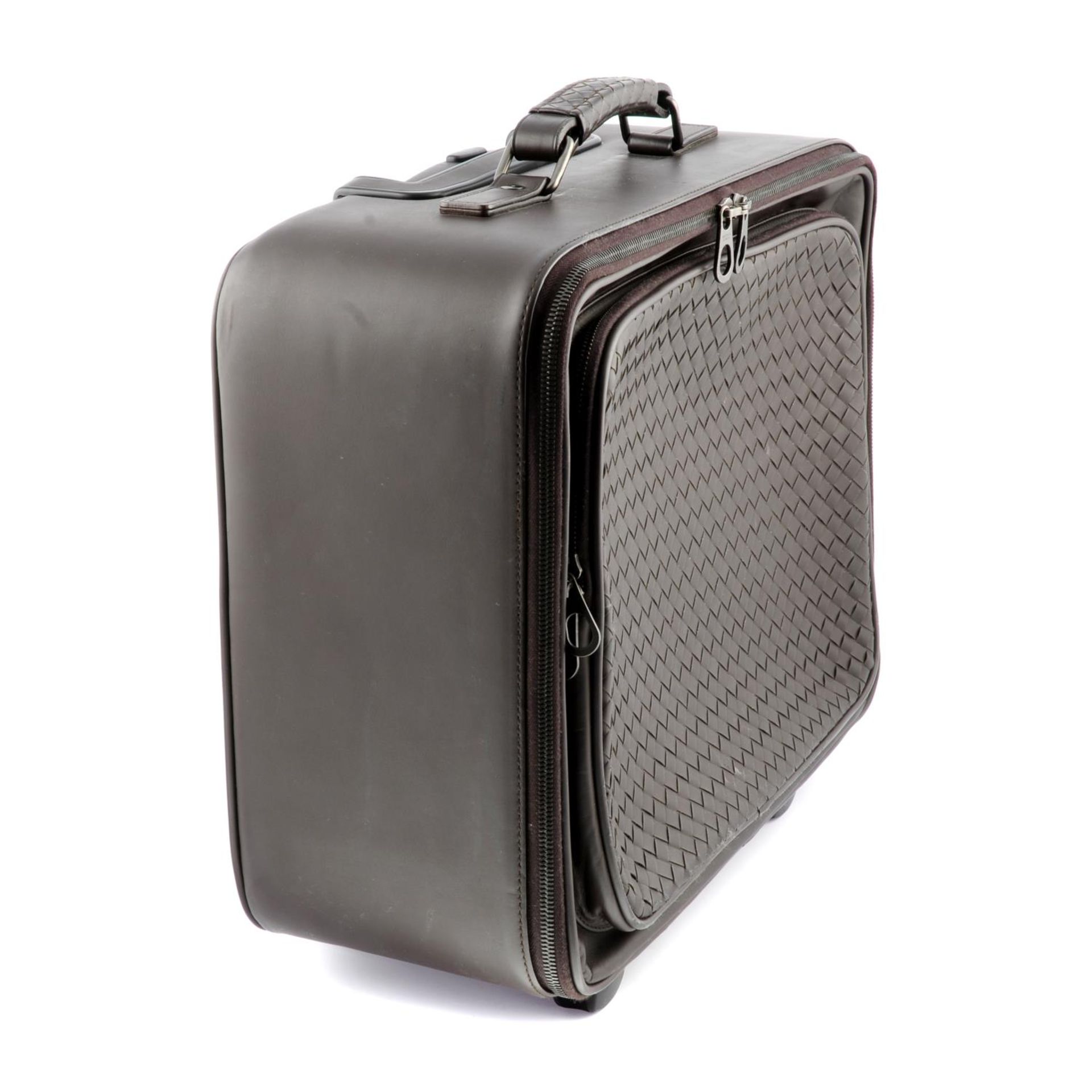 BOTTEGA VENETA - an Intrecciato trolley suitcase. - Image 3 of 5