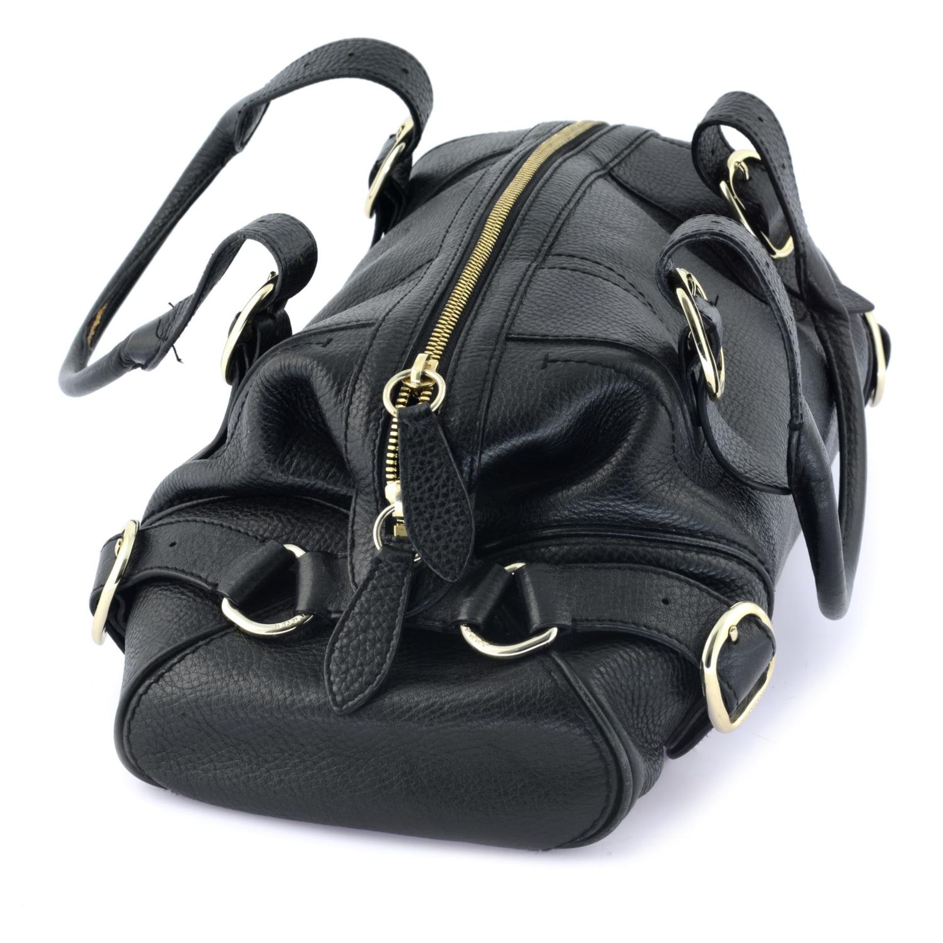 BURBERRY - a black leather handbag. - Image 3 of 7