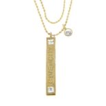 GIVENCHY - a gold-tone necklace.