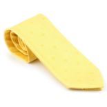 ROLEX - a yellow silk tie.