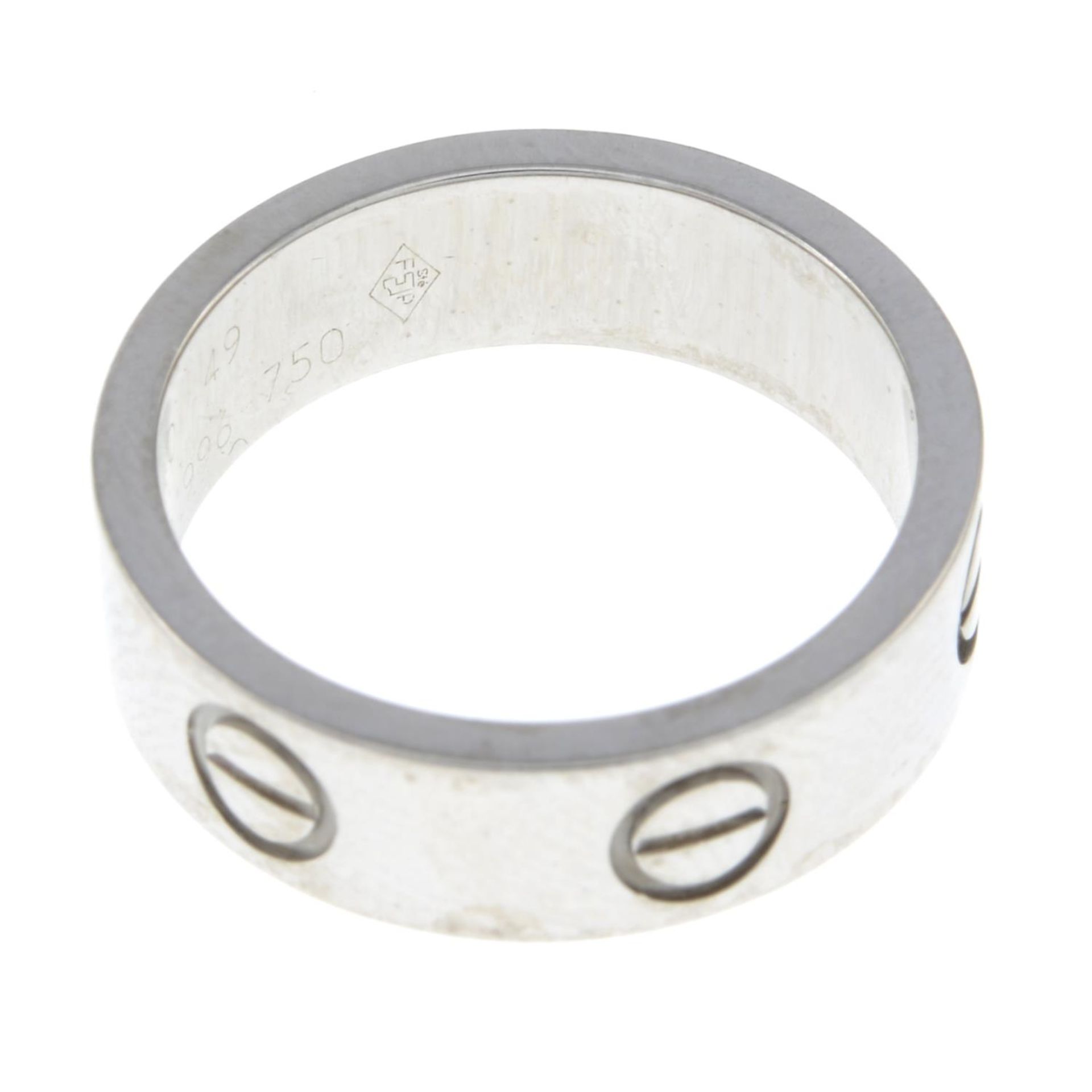 CARTIER - A 'Love' ring.Stamped 750. - Image 2 of 2