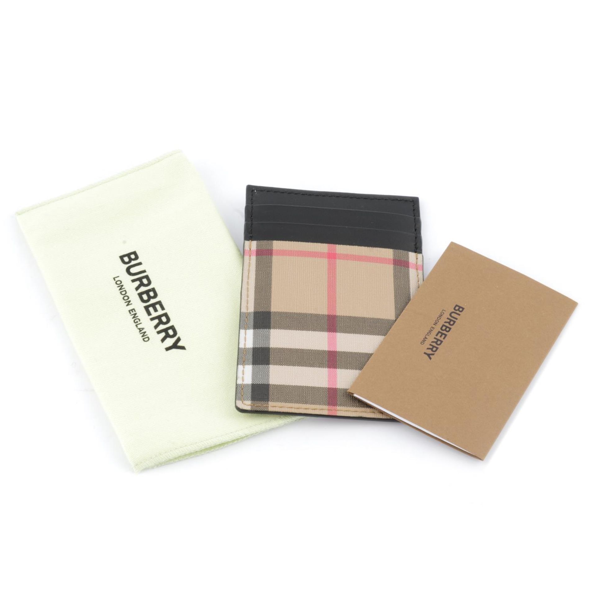 BURBERRY - a Nova Check card case. - Bild 3 aus 3