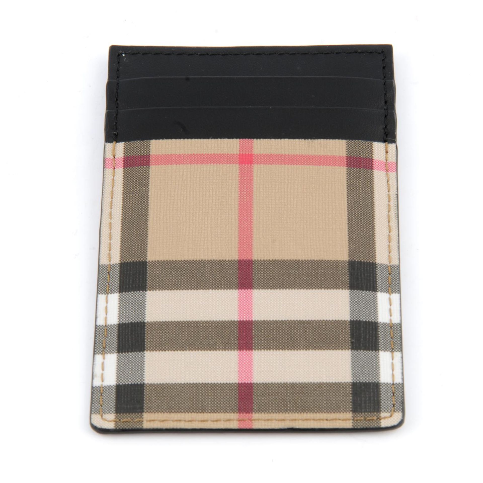 BURBERRY - a Nova Check card case. - Image 2 of 3