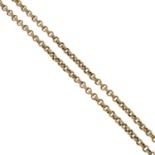 An early 20th century 9ct gold chain.