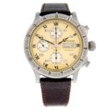 LONGINES - a Lindbergh chronograph wrist watch.