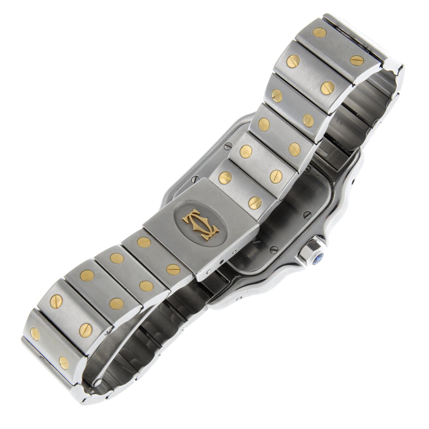 CARTIER - a Santos bracelet watch. - Image 2 of 5