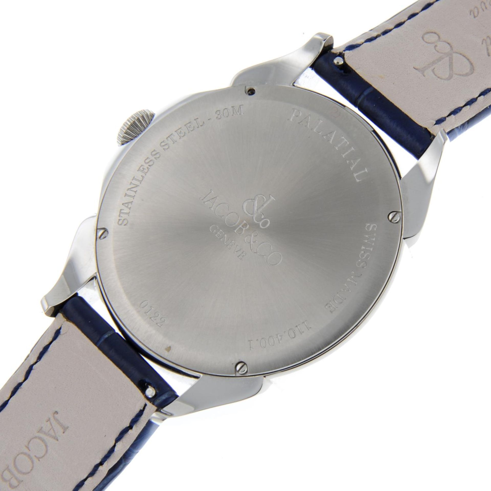 JACOB & CO. - a Palatial Classic Manual Big Date wrist watch. - Image 7 of 7