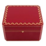 CARTIER - a complete watch box.