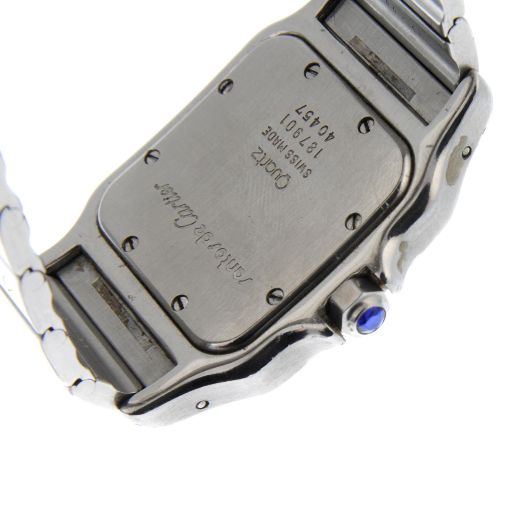 CARTIER - a Santos bracelet watch. - Image 2 of 4