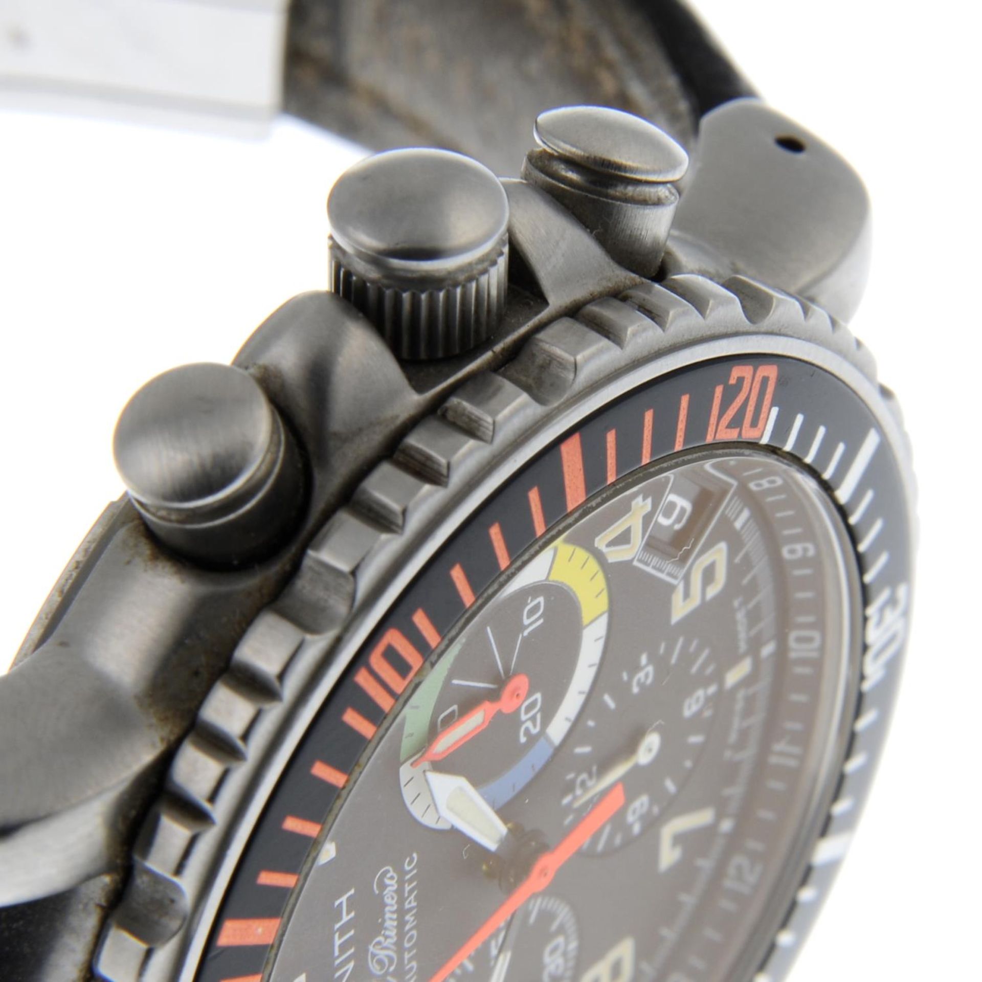 ZENITH - an El Primero Rainbow Fly-back chronograph wrist watch. - Image 5 of 5