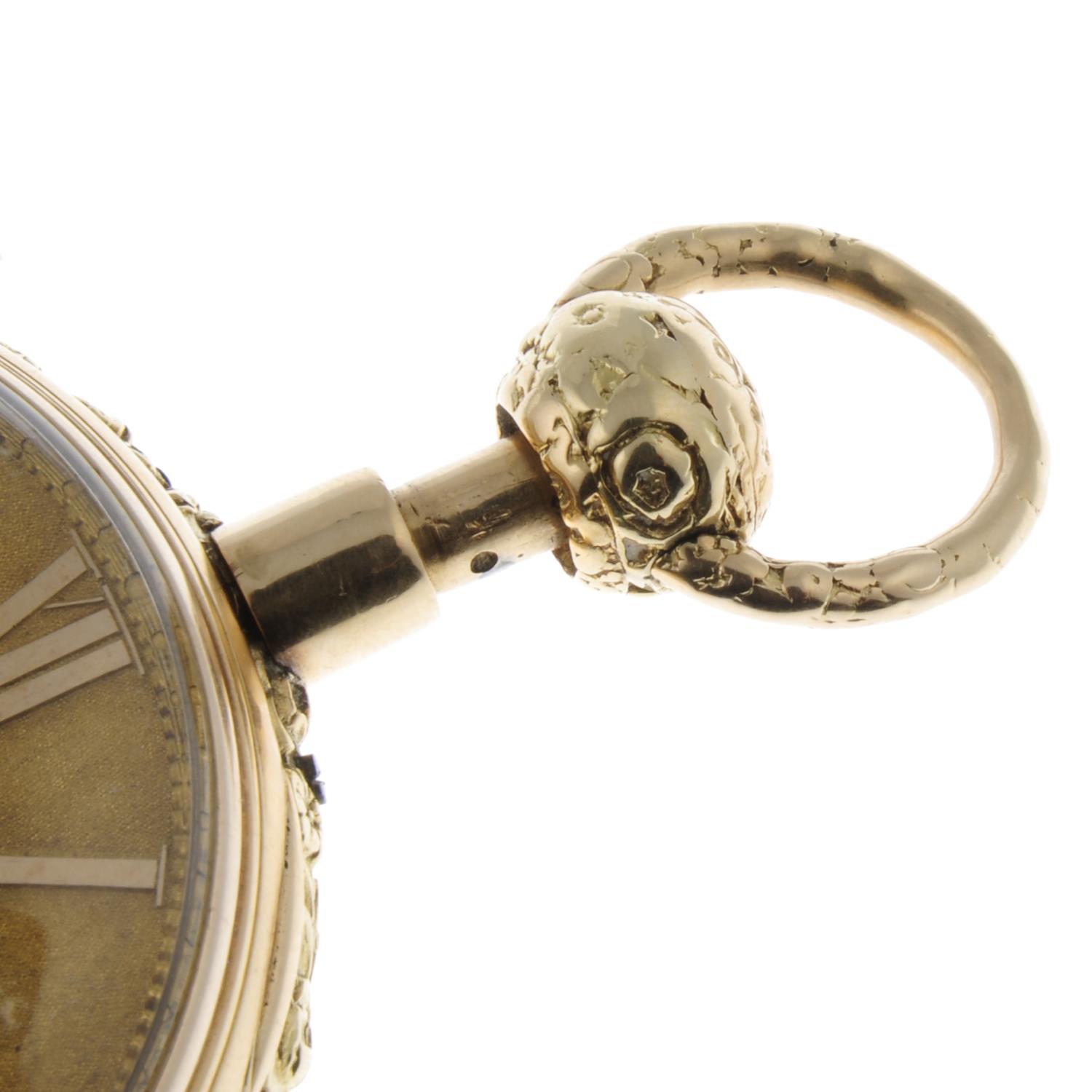 An open face repeater pocket watch. - Image 5 of 5