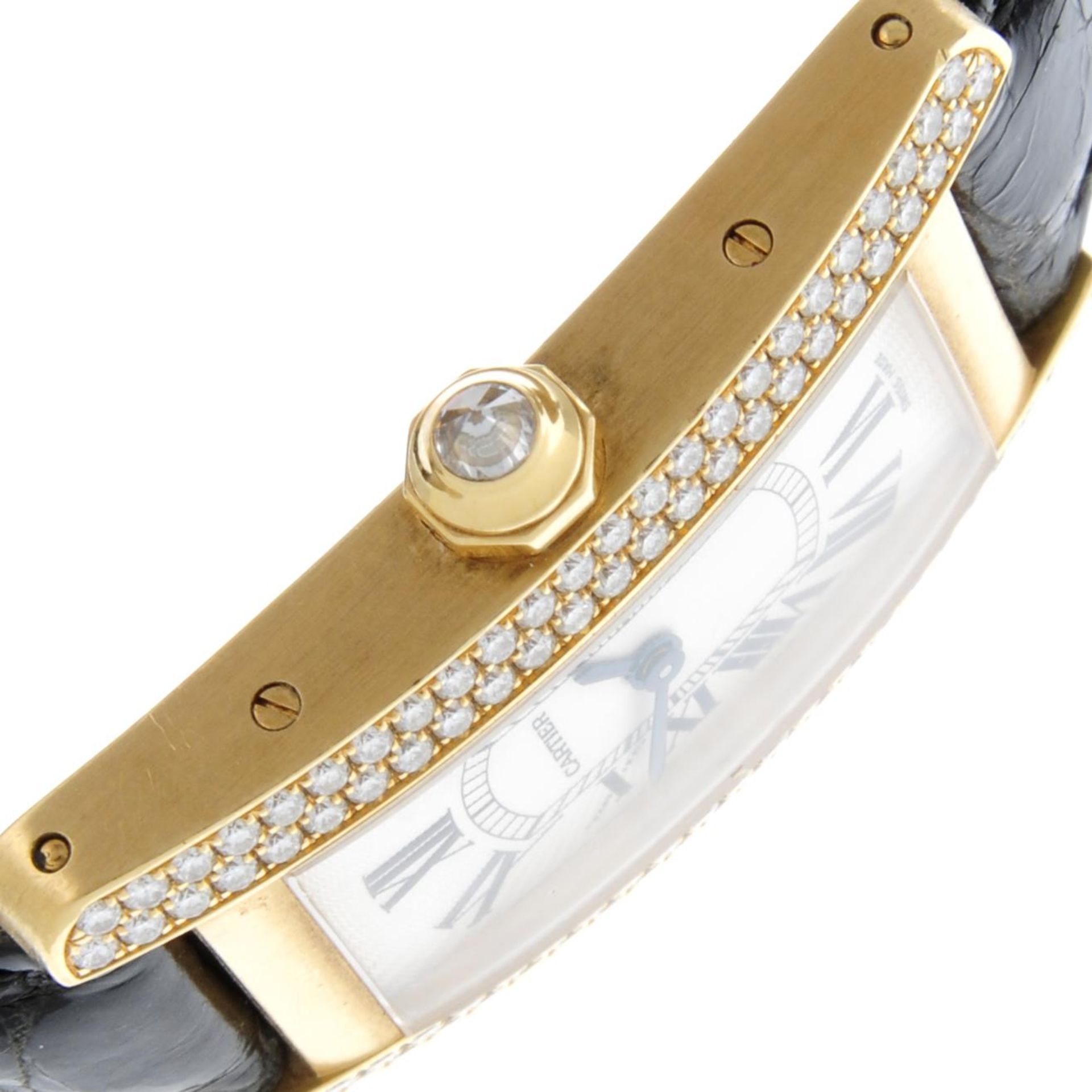 CARTIER - a Tank Americaine wrist watch. - Image 5 of 6